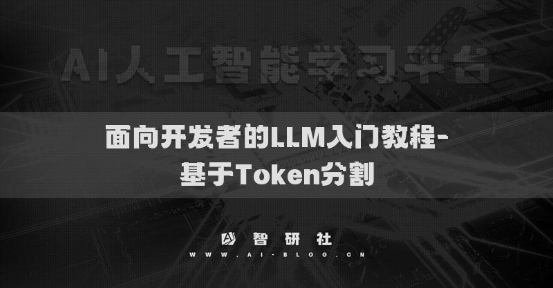 面向开发者的LLM入门教程-基于Token分割