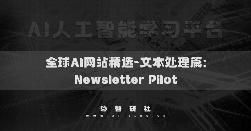 全球AI网站精选-文本处理篇：Newsletter Pilot