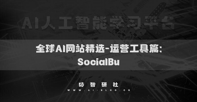 全球AI网站精选-运营工具篇：SocialBu
