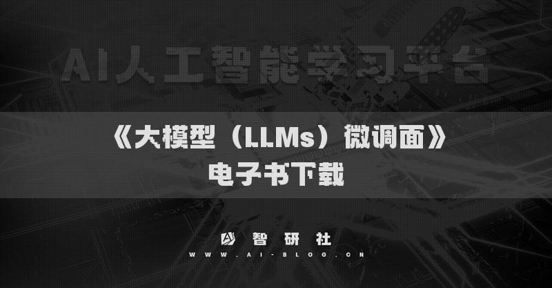 《大模型（LLMs）微调面》电子书下载