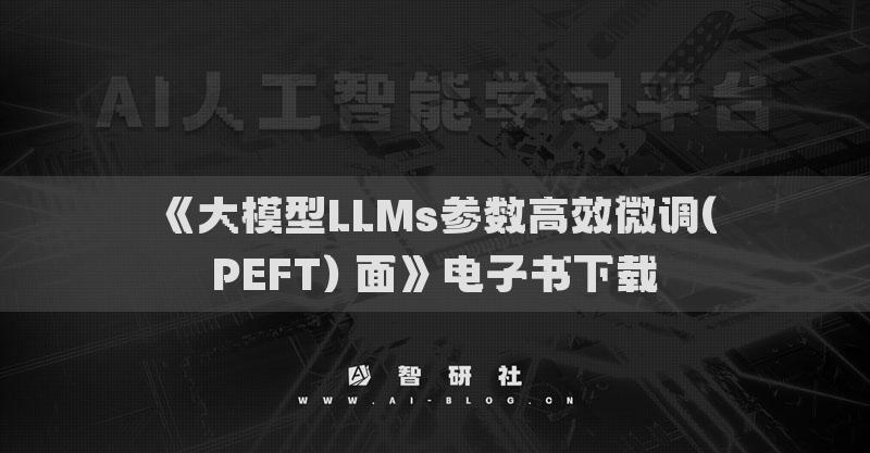 《大模型LLMs参数高效微调(PEFT) 面》电子书下载